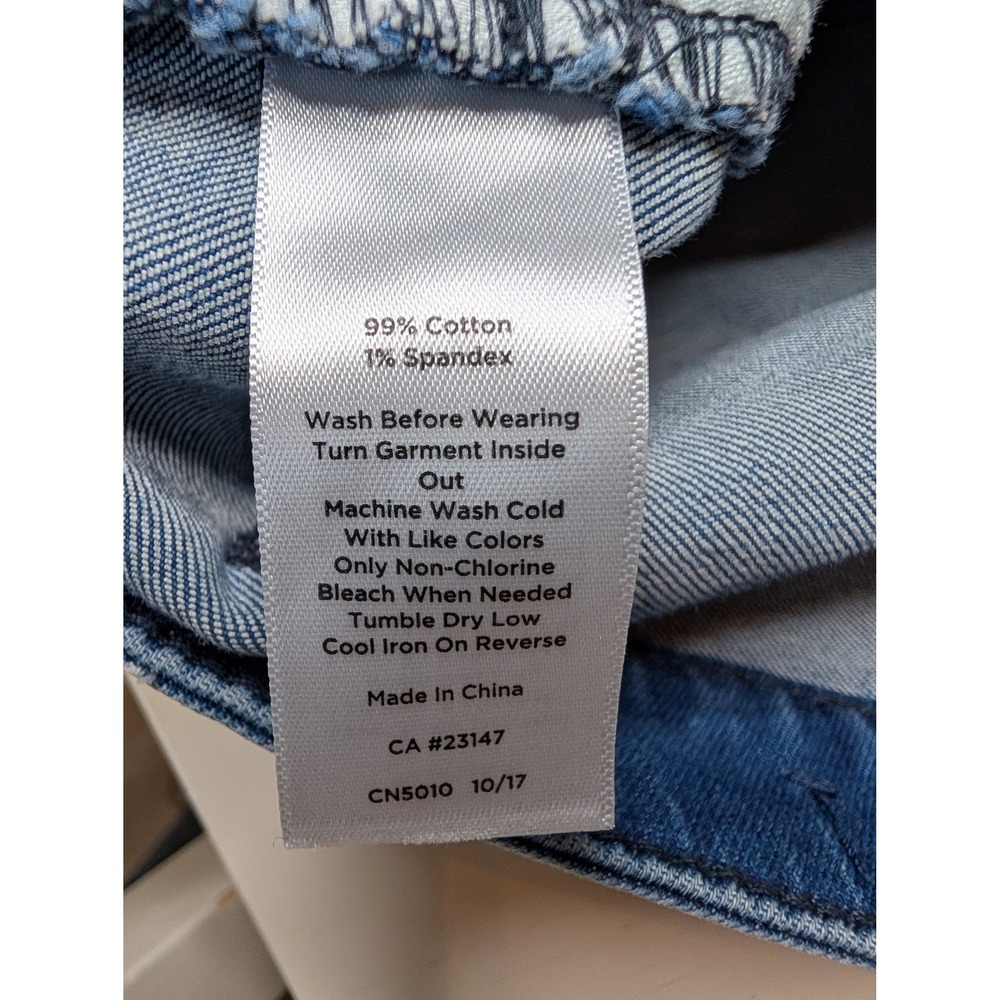 Talbots Jeans Womens 6P Blue Flawless Slim Ankle Anchor Nautical - Picture 3 of 6